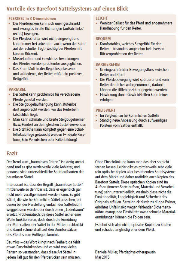 Barefoot Sattelsystem Seite 6