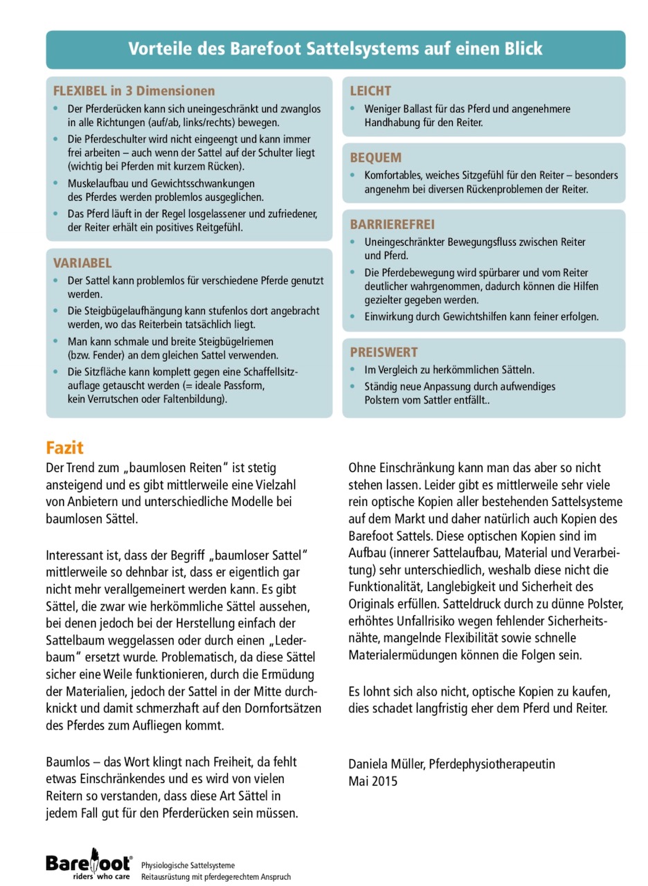 Barefoot Sattelsystem Seite 6